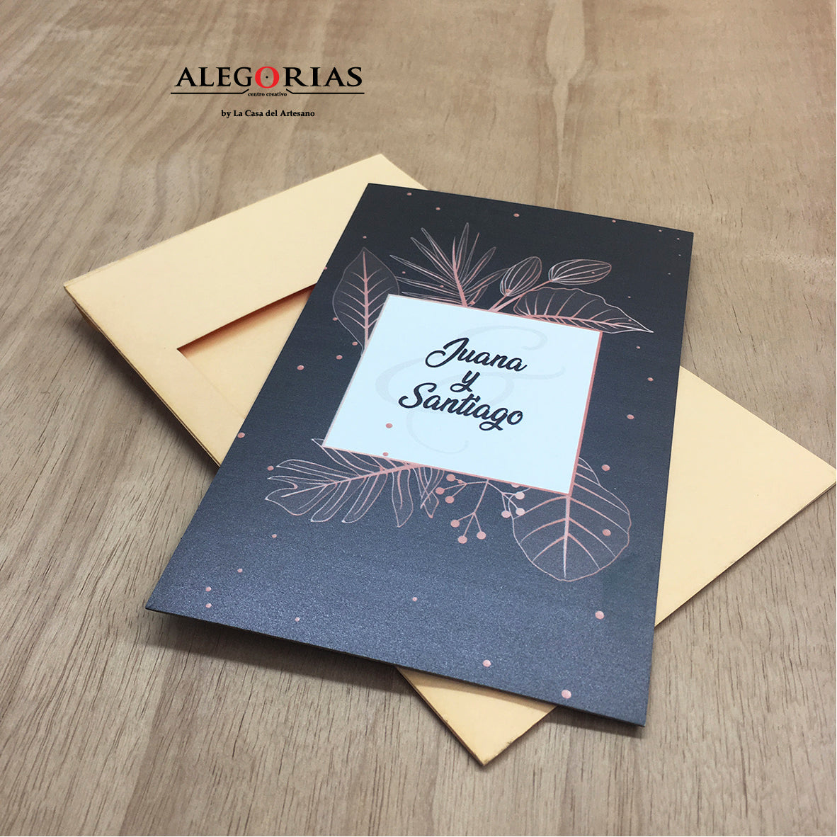 Tarjeta de Invitación - Diseño con doble faz