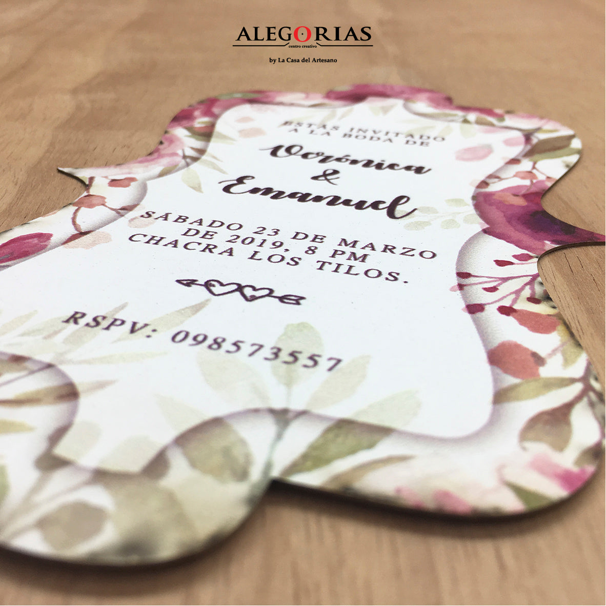 Tarjeta de Invitación - Diseño full color