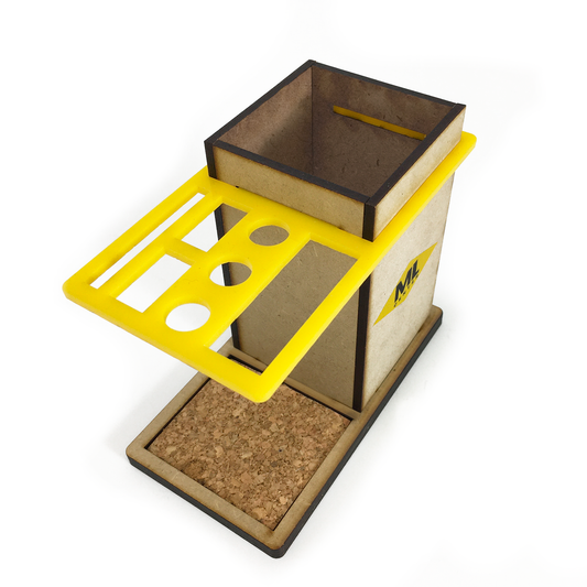 Porta Lápices madera y acrílico