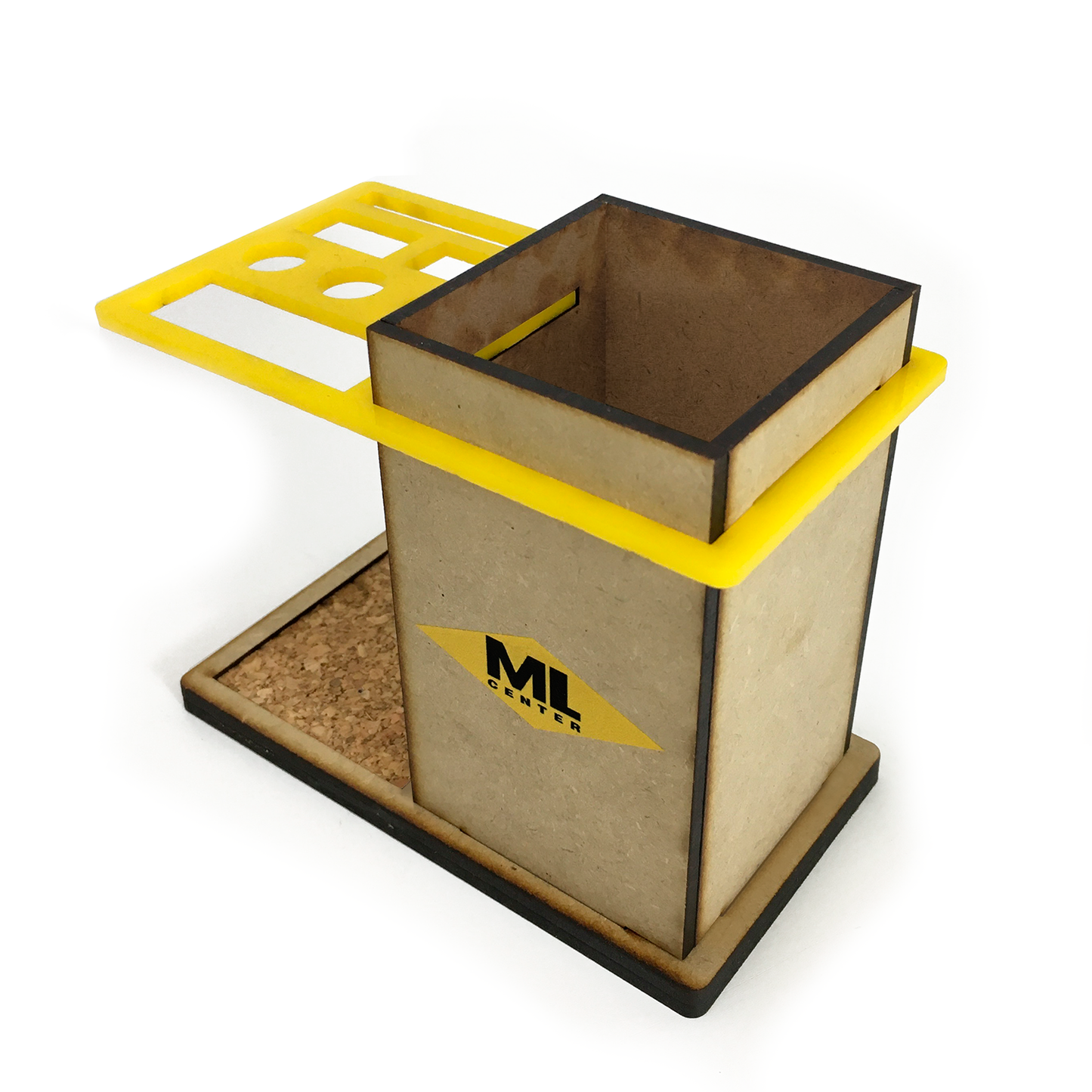 Porta Lápices madera y acrílico