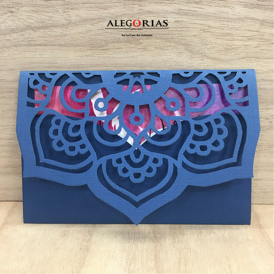 Tarjeta de Invitación - Diseño con sobre calado