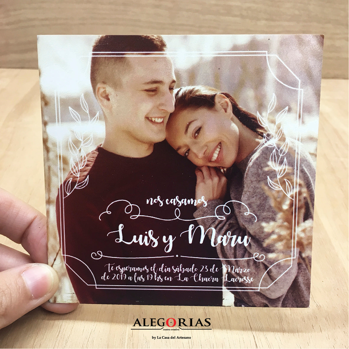 Tarjeta de Invitación - Tarjetón de cartón