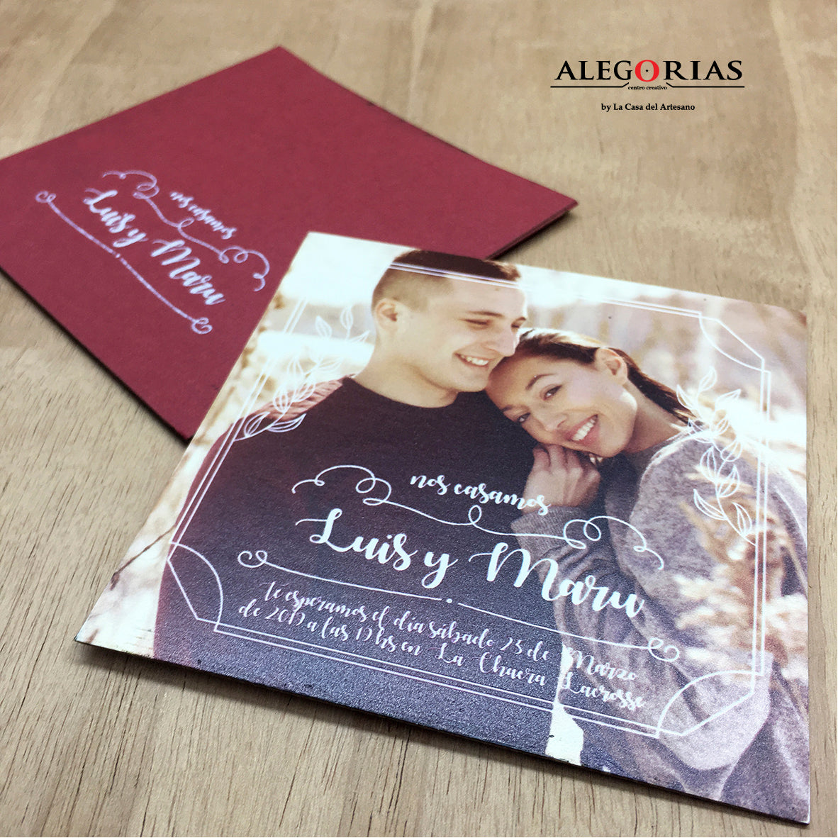 Tarjeta de Invitación - Tarjetón de cartón