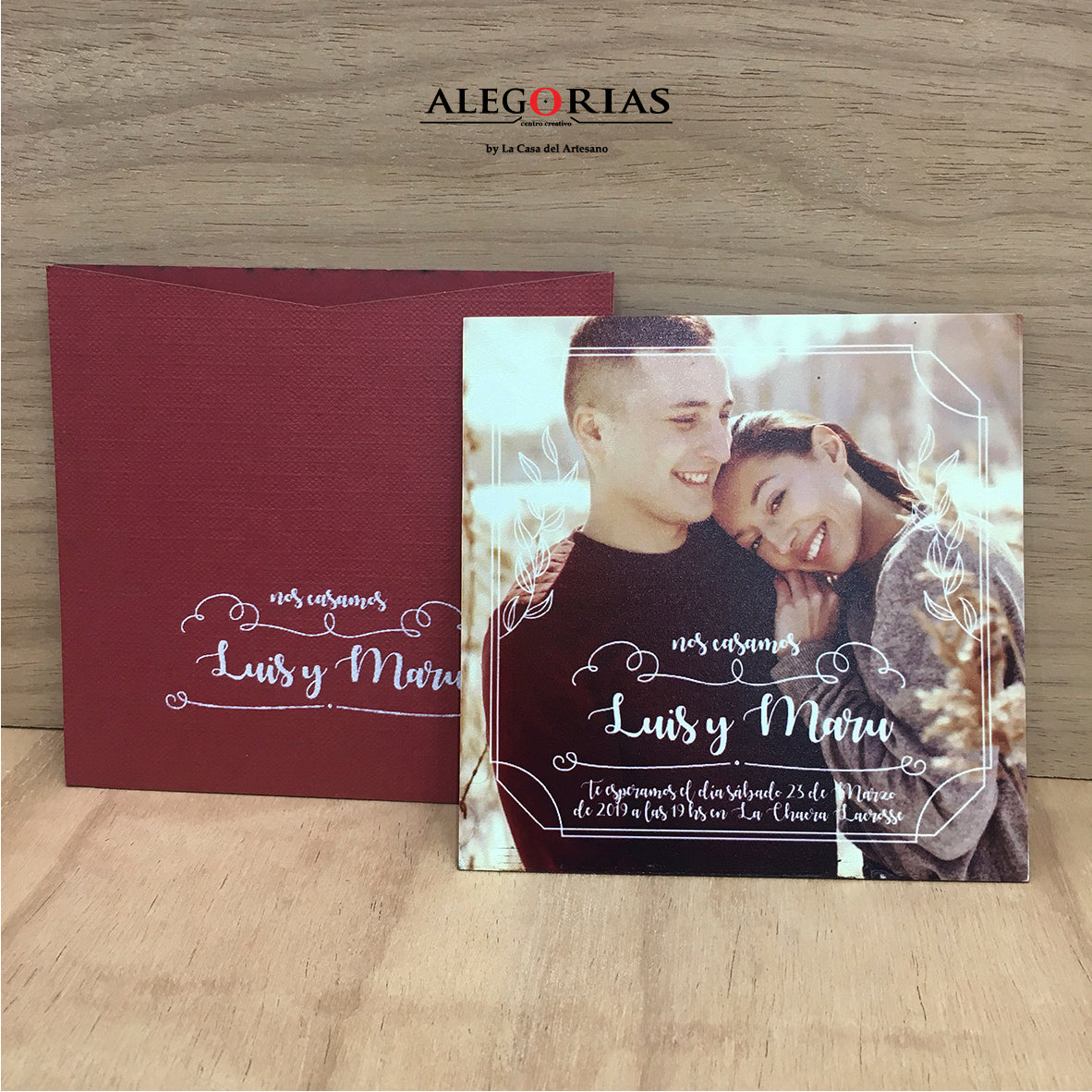 Tarjeta de Invitación - Tarjetón de cartón