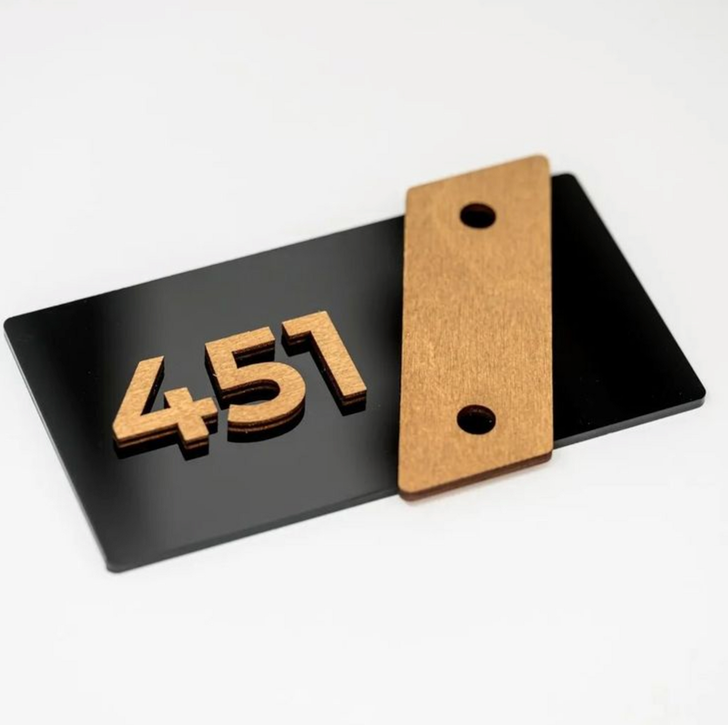 Placa Numérica en Relieve