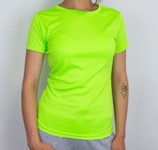 Camiseta Dama Dry 100%