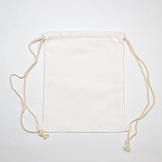 Bolsa Mochila de Algodon