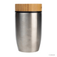 Vaso térmico Eco- Acero tapa Bambú