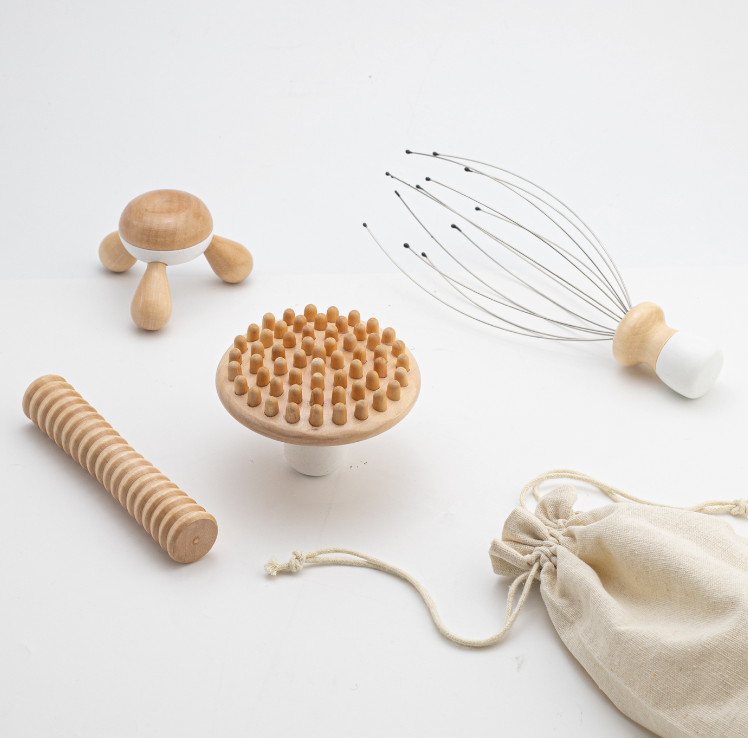 Set de Masaje Eco Bambu