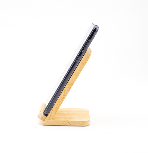 Portacelular Cargador inalámbrico- Bambú