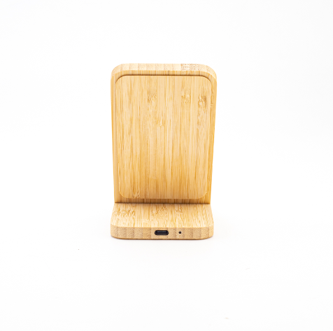 Portacelular Cargador inalámbrico- Bambú