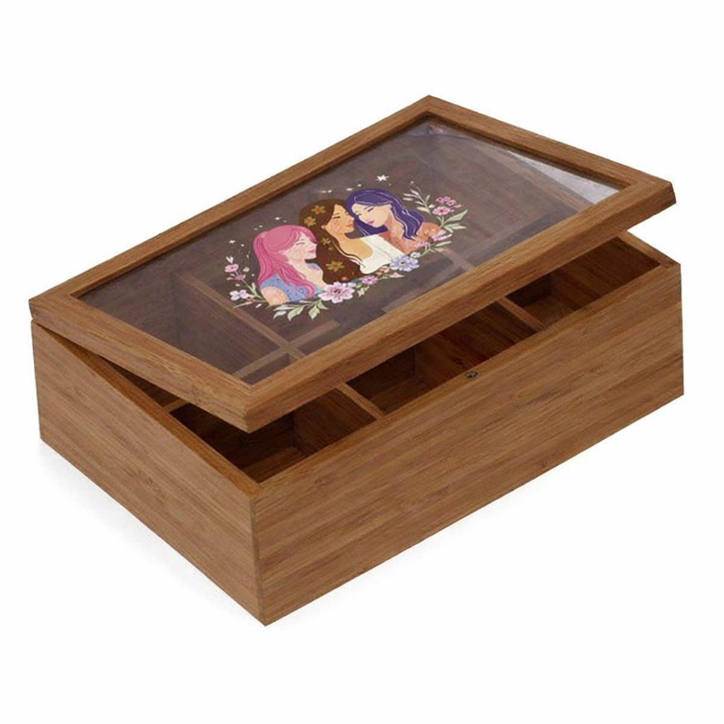 Caja para Te de 6 divisiones