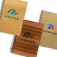 Cuaderno Gante diferentes materiales. Logo personalizado, regalo empresarial.