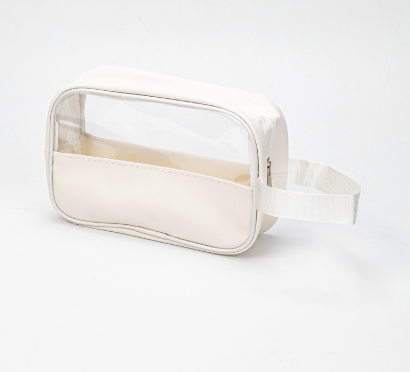 Neceser Fiama de color blanco. Logo personalizado, regalo empresarial.