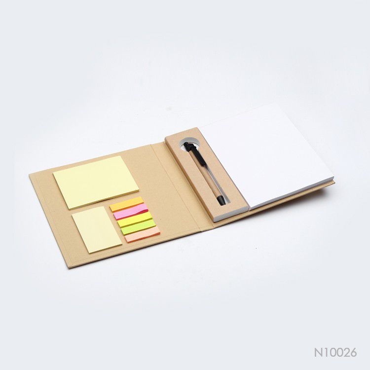 Block Cali 100 hojas y lapicera. Logo personalizado, regalo empresarial.