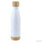 Botella Adagio térmica de acero color blanco. Logo personalizado, regalo empresarial.