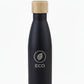 Botella Adagio de color negro con logo grabado. Regalo empresarial.