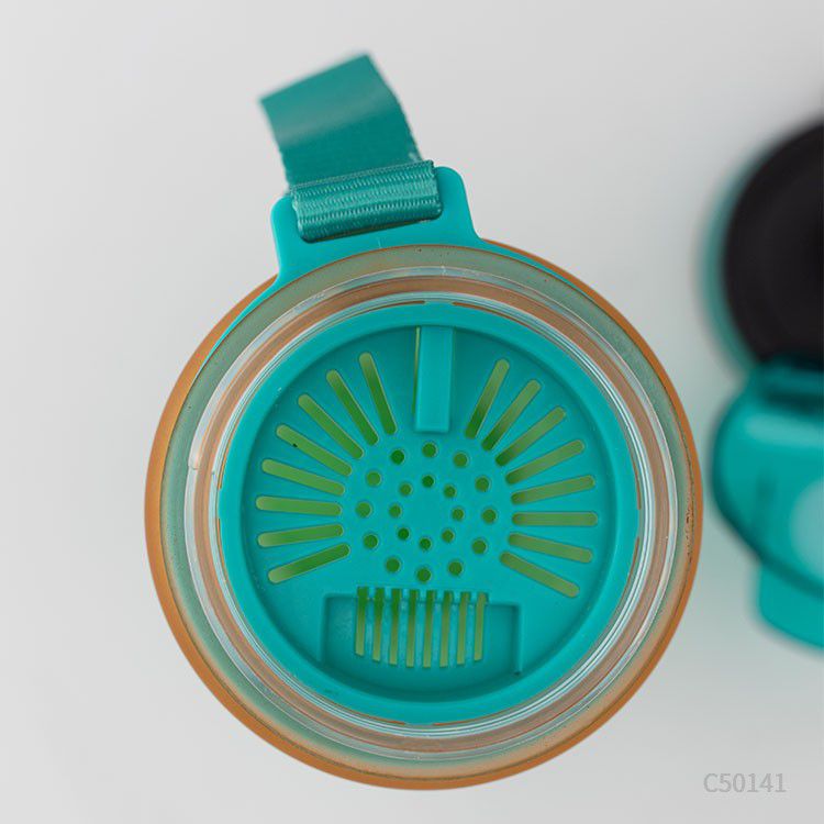 Botella Ebro con cuerda en el asa. Logo personalizado, regalo empresarial.