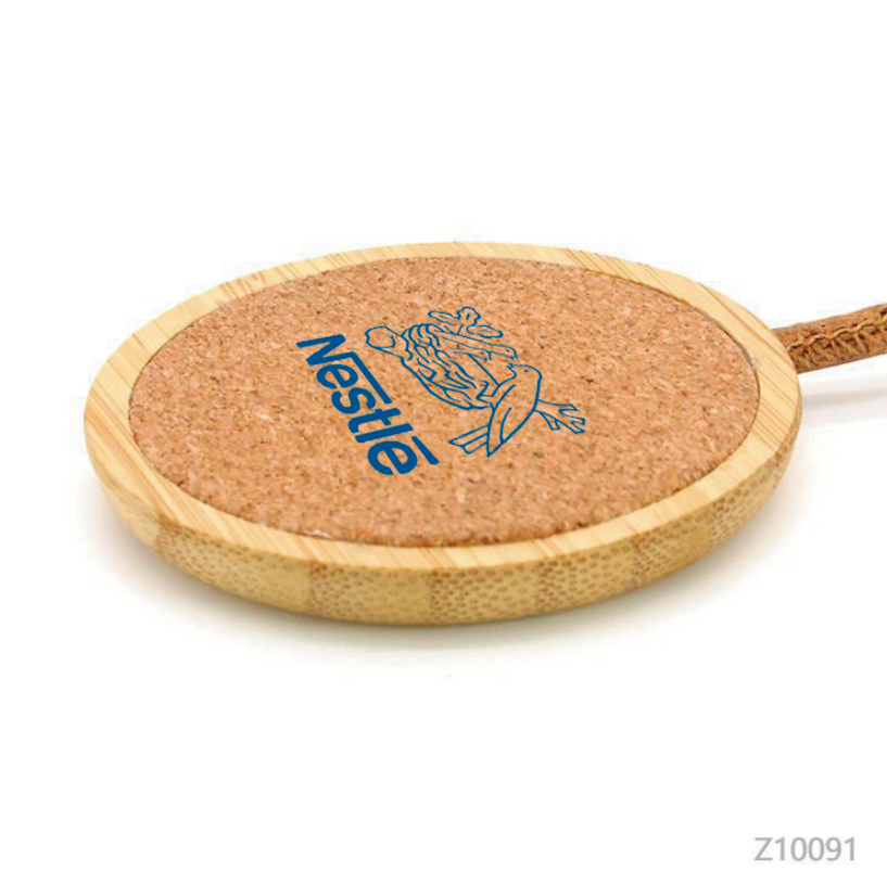 Cargador Inalámbrico Álamos. Logo personalizado, impreso. Regalo empresarial.