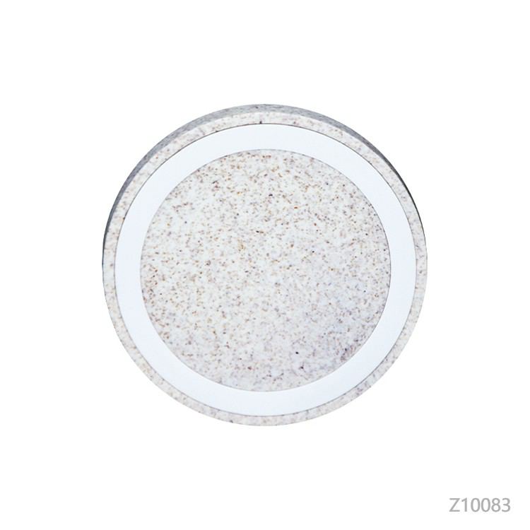 Cargador Inalámbrico Ginko de trigo. Logo personalizado, regalo empresarial.