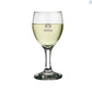 Copa de vino blanco. Logo personalizado grabado, regalo empresarial.