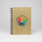 Cuaderno Gante en cartón. Logo personalizado, impresión UV. Regalo empresarial.