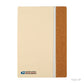 Cuaderno Ibiza con material reciclable y corcho. Logo personalizado, regalo empresarial.