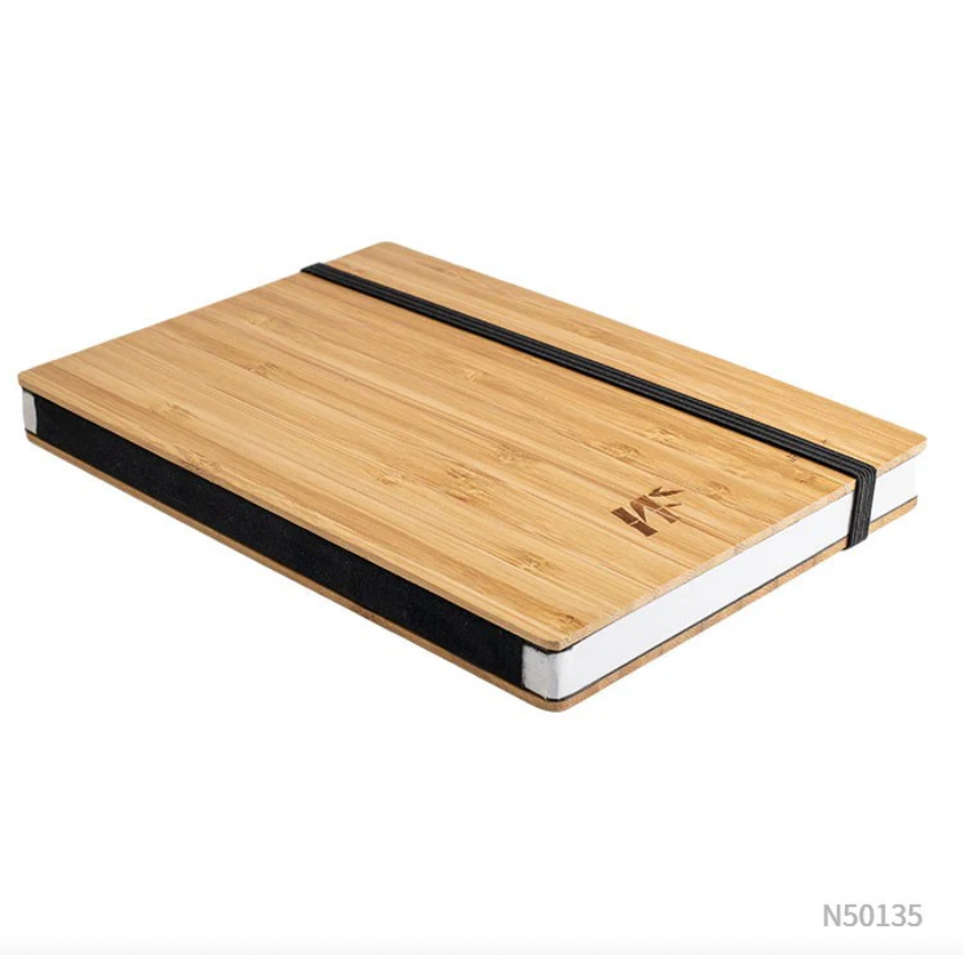 Cuaderno Marsella con logo personalizado grabado en láser. Regalo empresarial.