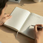 Cuaderno Montreal, material ecológico con renglones. Logo personalizado, regalo empresarial.