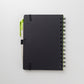 Set para regalo empresarial. Contiene un cuaderno con tapa hecha a base de  trigo y una lapicera que también tiene un material elaborado con trigo
