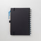 Set para regalo empresarial. Contiene un cuaderno con tapa hecha a base de  trigo y una lapicera que también tiene un material elaborado con trigo