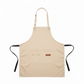Delantal Humo de color beige. Logo personalizado, regalo empresarial