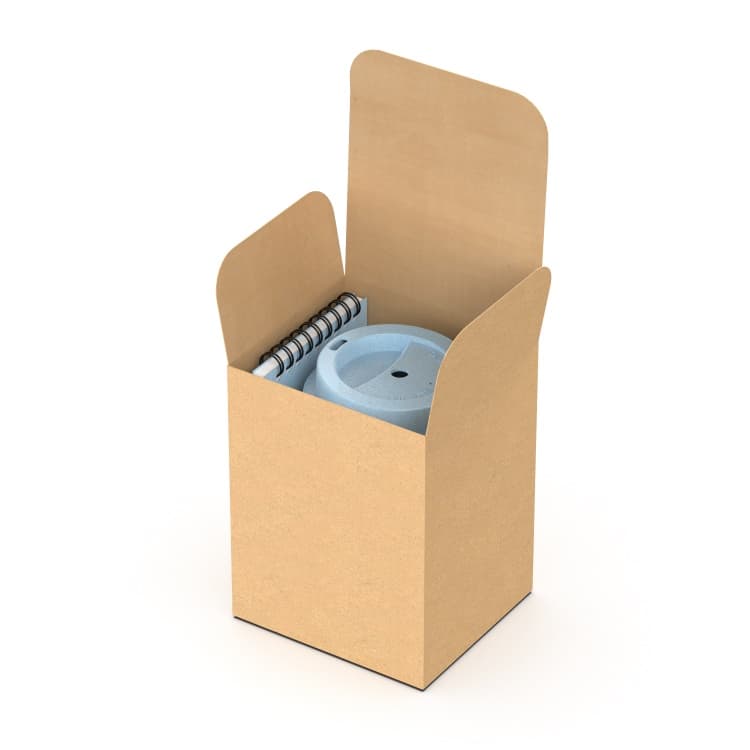 Box caja de cartón de kit Drava. Logo personalizado, regalo empresarial.