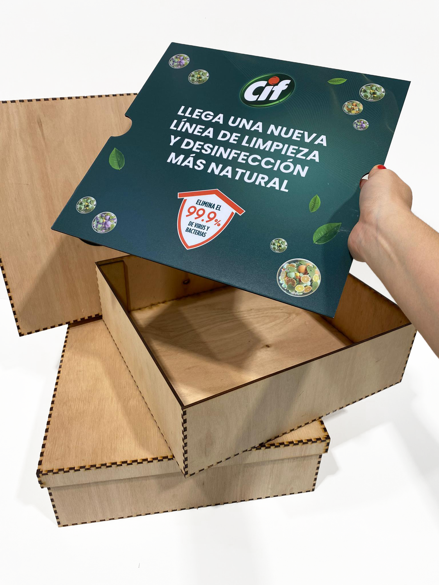 Caja personalizada 30 X 20 X 10 con entrepiso personalizado