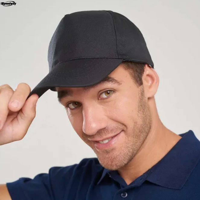 Gorro Clásico color negro. Logo personalizado, regalo empresarial.