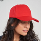 Gorro clásico de color rojo. Logo personalizado, regalo empresarial.