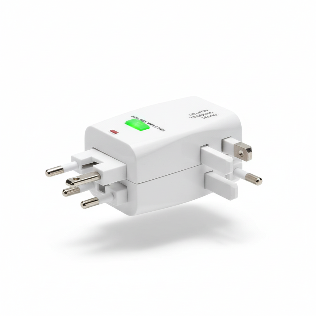 Adaptador universal con todos los tipos de enchufe