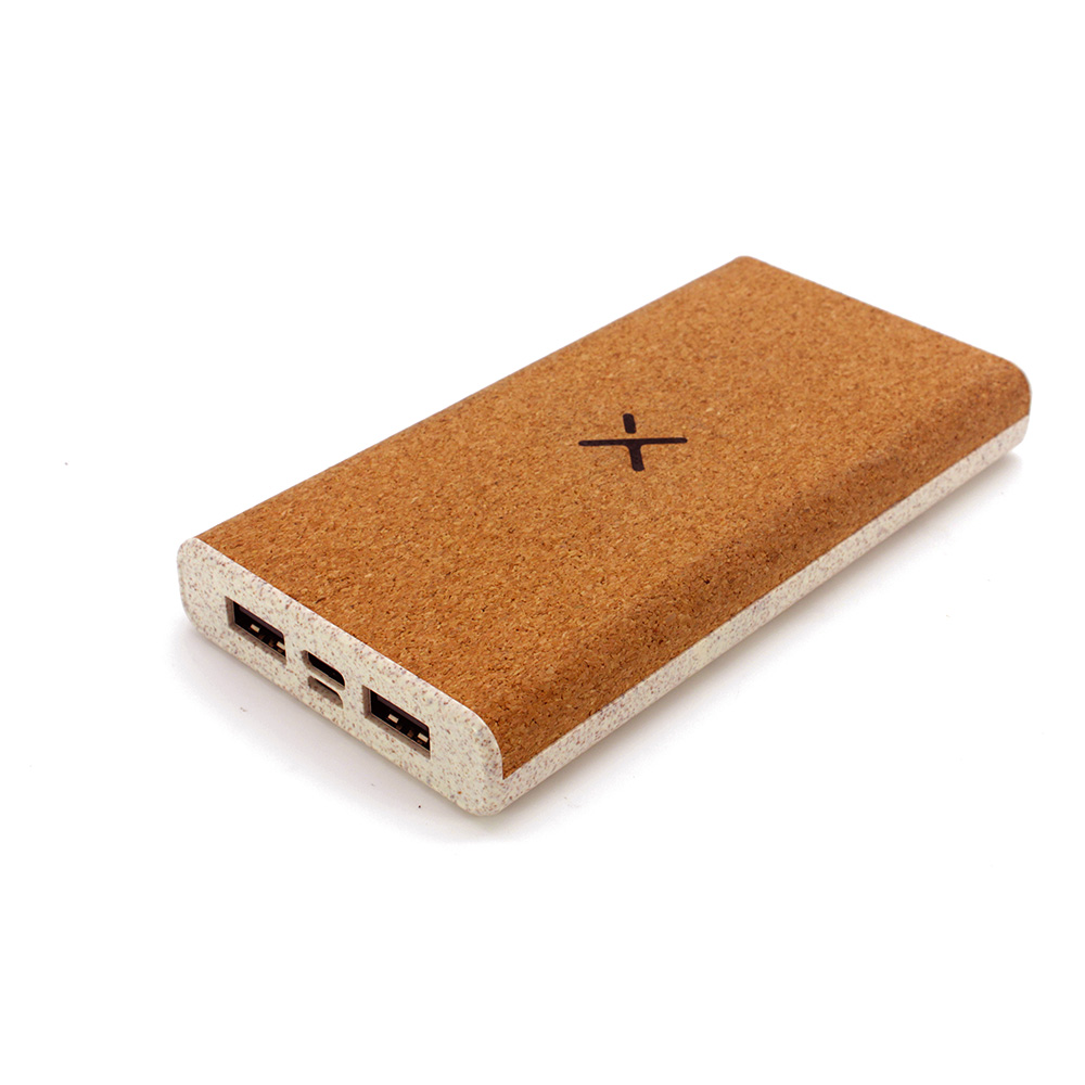 Power Bank Eco-Friendly 10000mAh Corcho y Trigo