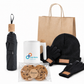 Kit Abrigo con galletas. Logo personalizado, regalo empresarial.