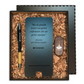 Kit Caja Black Basic. Incluye lapicera, portacelular y pendrive. Logo personalizado, regalo empresarial.