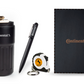 Kit en Caja Volt de color negra. Logo personalizado, regalo empresarial.