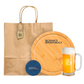 Kit Cebada y bolsa. Logo personalizado, regalo empresarial.