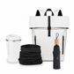 Kit Esencia Urbana, mochila de color blanca. Logo personalizado, regalo empresarial.