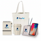 Kit TrigoWorks de color natural. Logo personalizado, regalo empresarial.