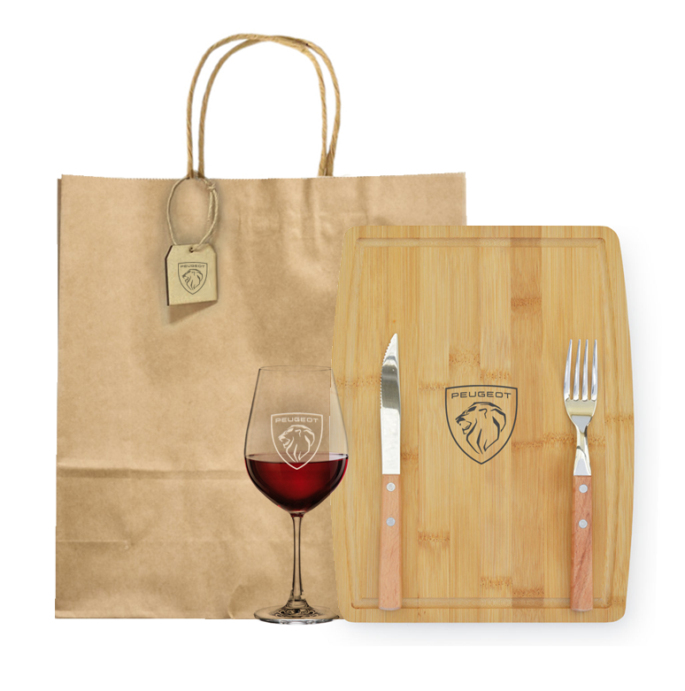 Kit Verdot en bolsa. Logo personalizado, regalo empresarial.