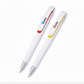 Lapicera mura, colores diferentes,cuerpo blanco, lapicera con logo personalizado regalo empresa.