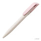 Lapicera Oriz de color rosa, material ecológico a base de trigo. Logo personalizado, regalo empresarial.
