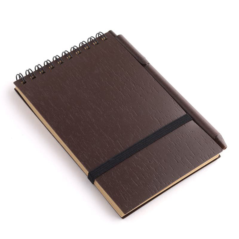 Libreta Viena a base de café con logo personalizado, regalo corporativo.