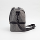 Lunchera Gris. Logo personalizado, regalo empresarial.