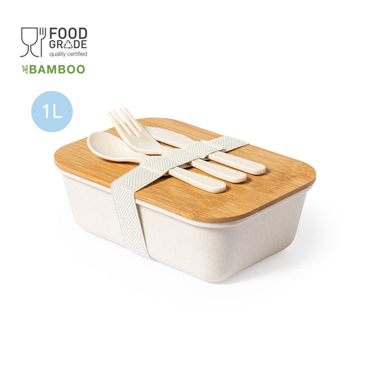 Lunchera Misuri de aluminio. Logo personalizado, regalo empresarial.